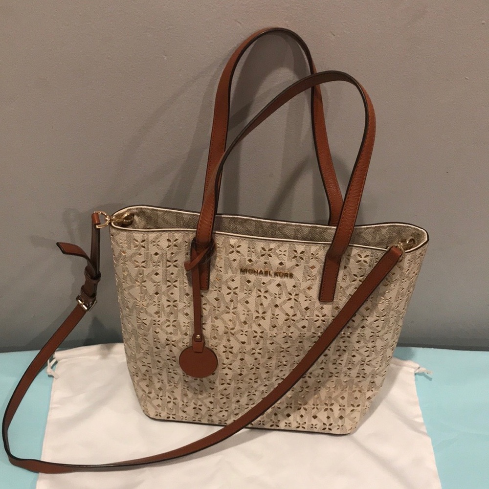 Authentic Michael Kors Tan Handbag